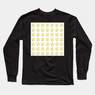 Oil pastel ditsy daffodils Long Sleeve T-Shirt